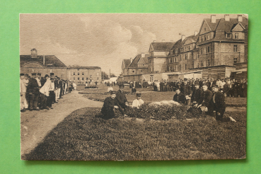 Ansichtskarte AK Münster 1914-1918 Kaserne Gefangenen Lager Franzosen Soldaten Architektur Ortsansicht NRW